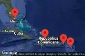 MIAMI, FLORIDA, AT SEA, PUERTO PLATA, DOMINICAN REP, CHARLOTTE AMALIE, ST. THOMAS, BASSETERRE, ST. KITTS