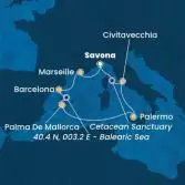 Italy, France, Spain, Balearic Islands