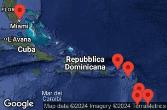 Barbados, Saint Vincent e Grenadine, Saint Lucia, Saint Kitts e Nevis, Isole Vergini britanniche, Stati Uniti