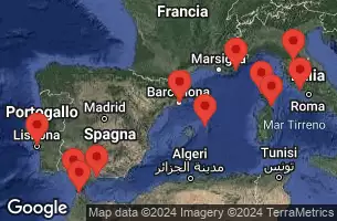 Spagna, Portogallo, Marocco, Francia, Italia, Turchia