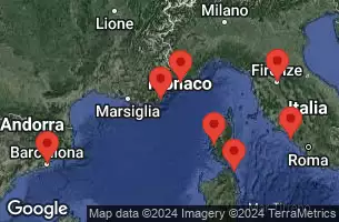 Spagna, Francia, Monaco, Italia, Grecia