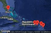 Stati Uniti, Isole Vergini americane, Isole Vergini britanniche, Antigua e Barbuda, Saint-Barthélemy, Porto Rico