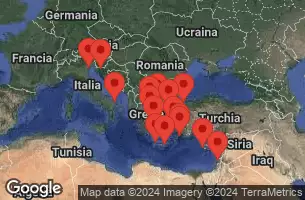 Italia, Croazia, Grecia, Israele, Cipro, Turchia, Spagna