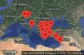 Italia, Croazia, Grecia, Israele, Cipro, Turchia, Spagna