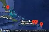 Porto Rico, Antigua e Barbuda, Anguilla, Isole Vergini britanniche, Isole Vergini americane, Stati Uniti