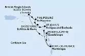 Fort de France,Pointe-a-Pitre,Road Town,Philipsburg,Basseterre,St John s,Fort de France