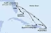 Port Canaveral,Nassau,San Juan,Puerto Plata,Port Canaveral,Nassau,San Juan,Puerto Plata,Port Canaveral