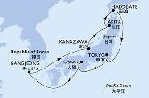  MSC BELLISSIMA od 02/04/2025 do 12/04/2025 podróż z: Tokyo Japan