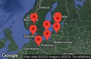  NORWAY, DENMARK, GERMANY, POLAND, SWEDEN, LATVIA, FINLAND, ESTONIA