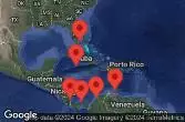 MIAMI, FLORIDA, CRUISING, PUERTO LIMON, COSTA RICA, COLON, PANAMA, CARTAGENA, COLOMBIA, ORANJESTAD, ARUBA, GEORGE TOWN, GRAND CAYMAN